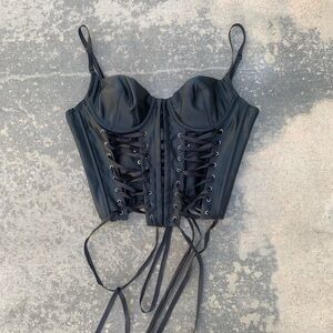 Fredericks of Hollywood lace up corset